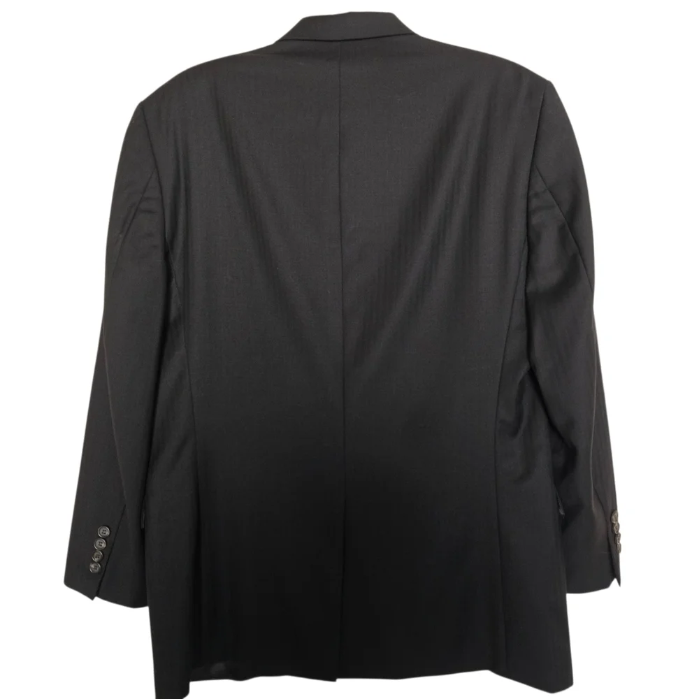 Ralph Lauren Black Tone On Tone Stripe Men's Suit Jacket Blazer